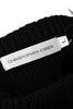 Christopher Esber Sydney. Black Knit Fringe Trim Long Strapless Dress