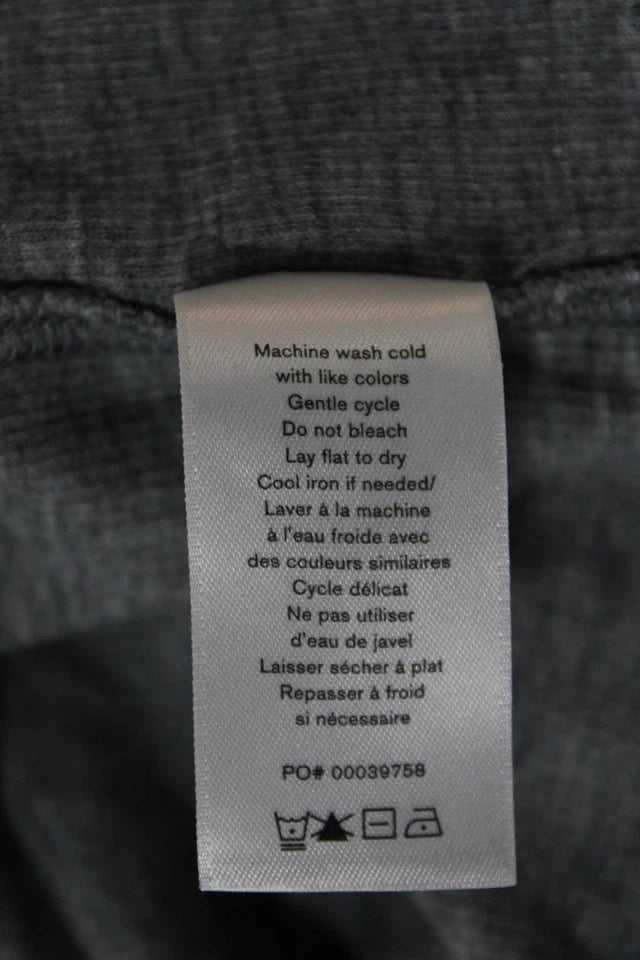 Rag & Bone NY. Grey Textured Tee Shirt Dress