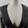 DOLCE&GABBANA ITALY. Gray Nylon, Rayon Blend Button Top