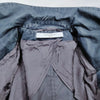 Givenchy Paris. Navy Blue Cotton, Nylon, Cupro Coat