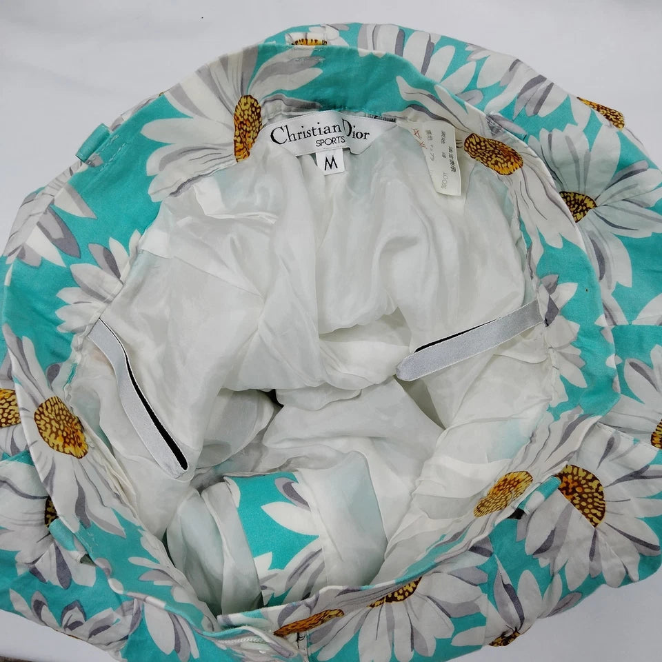 Christian Dior Paris. Vintage Cotton/Cupro Daisy Shorts
