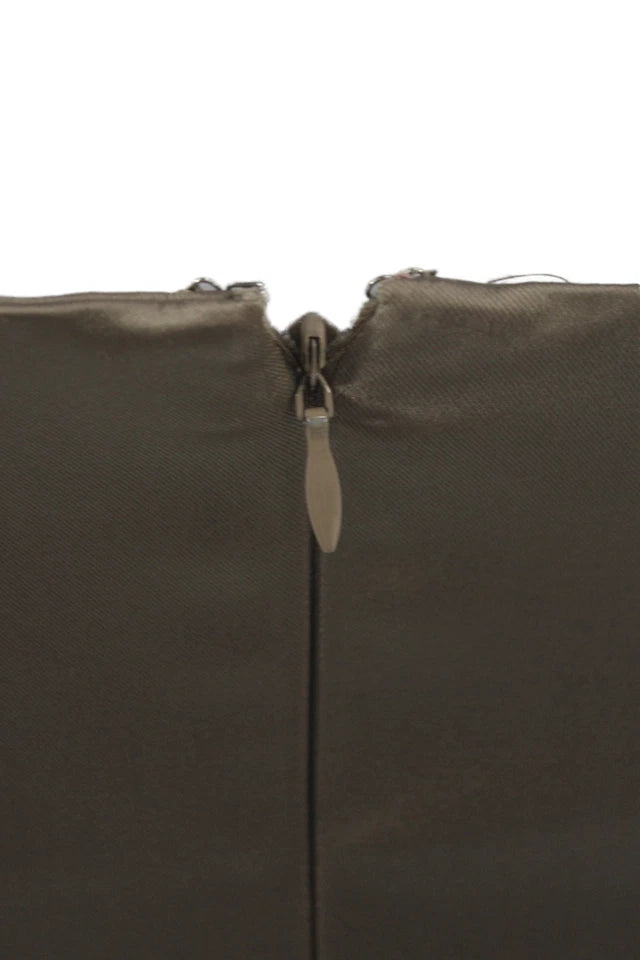 Calvin Klein NY. Bronze Color Acetate Blend Sheath Dress