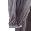 nano universe JAPAN.  LB.03 Charcoal Color Semi-Sheer Pleated Dress