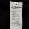 DOLCE&GABBANA ITALY. Black Rayon Acetate Silk Coat