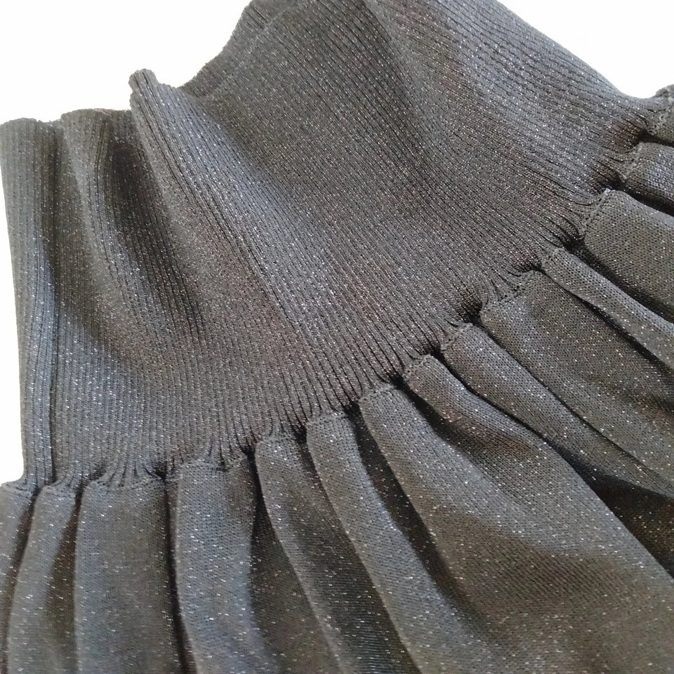 Chanel Paris. Vintage Rayon Nylon Flare Skirt
