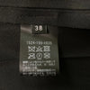 UNITED ARROWS JAPAN. Black Faux Leather Pleated Skirt