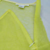 HELMUT LANG NY. Vintage Neon Yellow Nylon Polyurethane Skirt