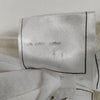 Chanel Paris. Vintage White Cotton Belted Logo Skirt