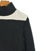 UNITED TOKYO JAPAN. BlackxIvory Nylon/Cotton Knit Dress
