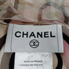 Chanel Paris. Vintage Abstract Prink Silk Blouse