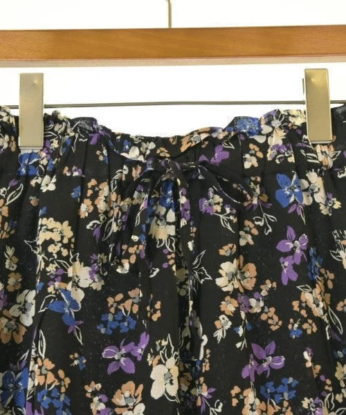 BEAUTY&YOUTH UNITED ARROWS JAPAN. Black Floral Cotton Blend Long/Maxi Length Skirt