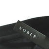 NOBLE JAPAN. 23SS Collection Black Tulle Cut and Sewn, Sleeveless Top