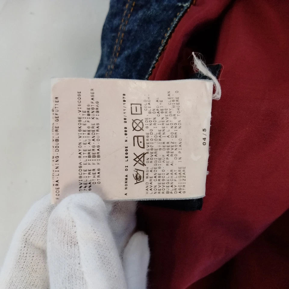 DOLCE&GABBANA ITALY. D&G. Vintage Rayon/Denim Jacket
