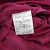 Burberry UK. Vintage Magenta Nylon Trench Coat