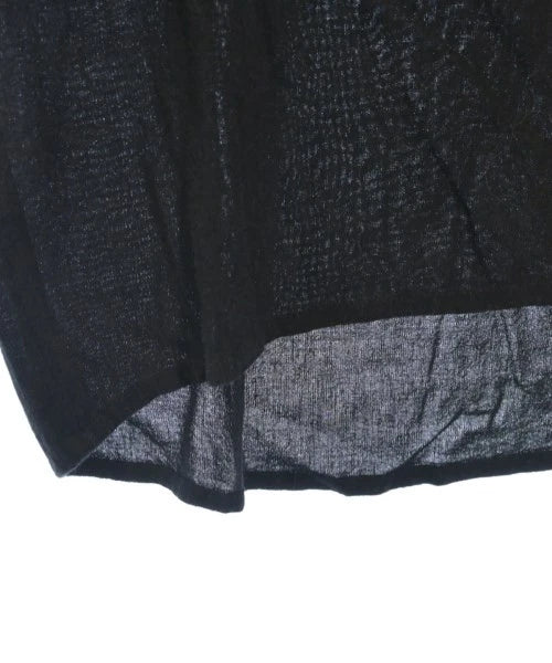 NOBLE JAPAN. Black Linen/Cupro Blend Casual Shirt