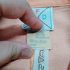 Fendi Italy Orange Belted Cotton Dress