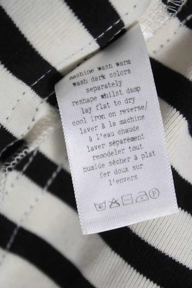 Rag & Bone NY. Cotton Black/White Striped Tank Dress