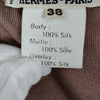Hermes Paris. Multi-Color Silk Top