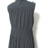Her lip to JAPAN. Black Paisley Cotton Lace Long Dress