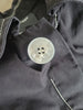 Meryll Rogge Belgian. Black Big Collar Cotton Poplin Contrast Stitch Shirt  2025 Paris Andam Fashion Award Winner
