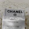 Chanel PARIS. White Cotton/Nylon Blend Top