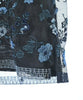 UNITED TOKYO JAPAN. BlackxBlue Semi Sheer Flower Pattern Blouse