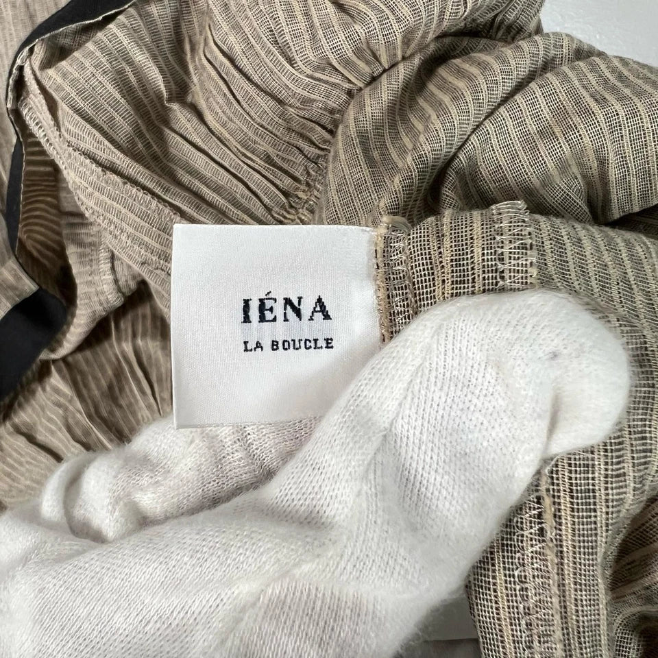 IENA JAPAN. Khaki Color Cotton Skirt