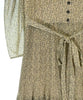 Rirandture Japan. Beige x Gray x Orange etc.(Patterned) Dress