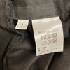 LOEFF UNITED ARROWS JAPAN. Black Serge Cropped Wide Leg Pants