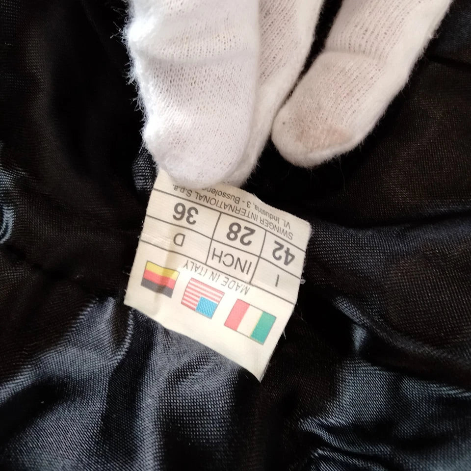 Fendi ITALY. Black Nylon Back FENDI LOGO Jacket