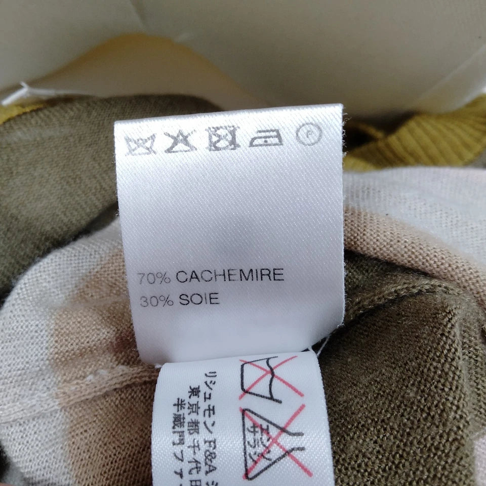 Chloe Paris. Vintage Phoebe Philo Cashmere, Silk Cardigan/Top