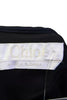 Chloe Paris. Midnight Blue Acetate Scoop Neck Long Sleeve Pockets Shift Dress
