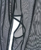 UNITED TOKYO JAPAN. Black Cut/Sew Semi Sheer Bodysuit