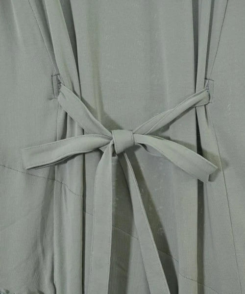 PUBLIC TOKYO JAPAN. Vintage Cut/Sewn Gray/Green Dress