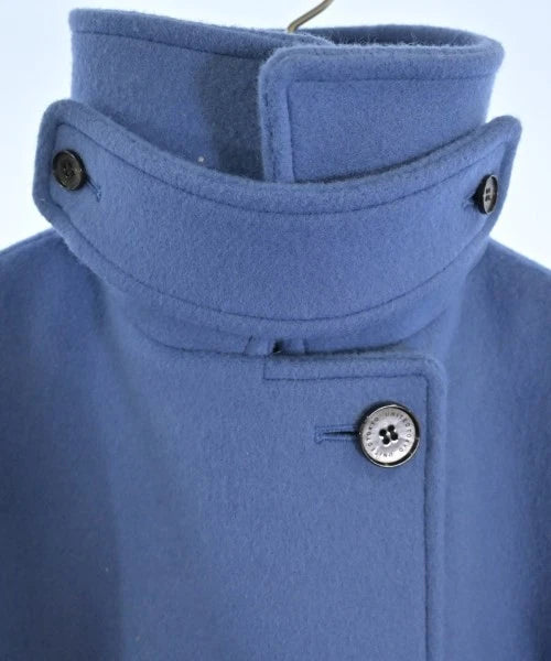 UNITED TOKYO JAPAN. Blue Wool Blend Belted Coat