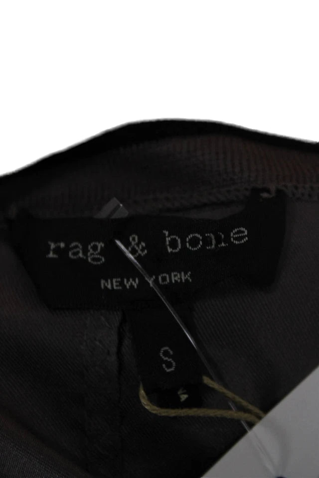 Rag & Bone NY. NEW W/TAGS. Gray Silk Long Sleeves Shift Dress