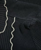 UNITED TOKYO JAPAN. Black Cut/Sewn Ribbed Poly Blend Shirt