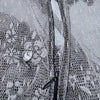 Valentino Italy. Vintage Embroidery Nylon/PolyTech Fabric Dress