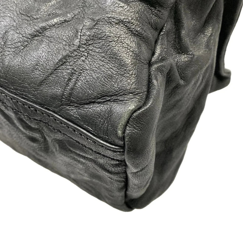 Givenchy Paris. Black Unborn Calf Leather Mini Shoulder Bag / Crossbody Bag