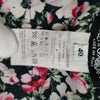 DOLCE&GABBANA ITALY. Black Rayon Floral Top