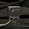 UNITED ARROWS JAPAN. Black Faux Leather Pleated Skirt