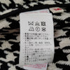 Marni Italy. Green Distressed Nylon/Houndstooth Pattern Collar Coat