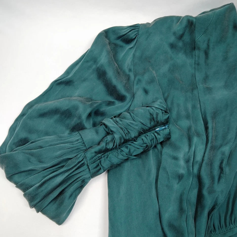 ZIMMERMANN Teal/Green Silk Jacket