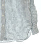 23ku MY STANDARD JAPAN. WhitexBlack Stripe Pattern Button Down Long Sleeves Casual Shirt