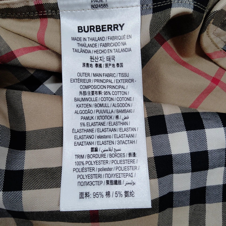 Burberry UK. Vintage Cotton, Polytech, Elastane Dress