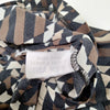 Fendi Italy. Abstract Logo Printed Nylon Top