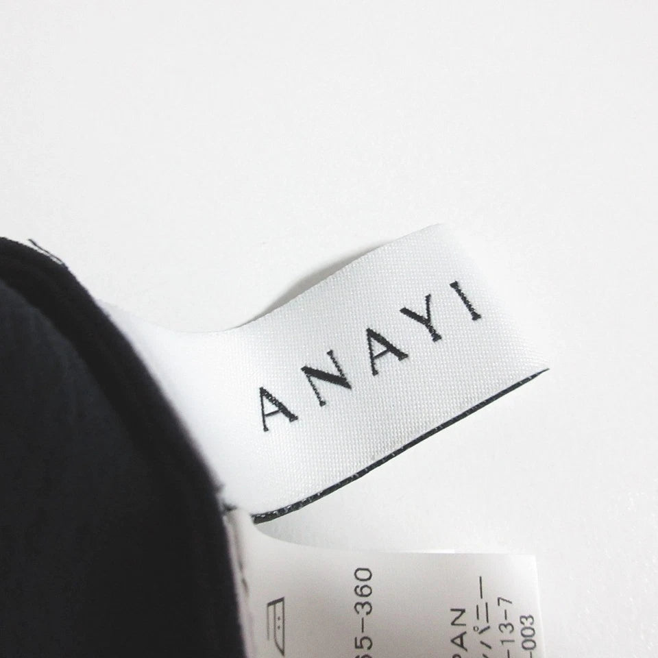 ANAYI JAPAN. Navy Camisole Slip Dress Long Dress