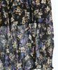 BEAUTY&YOUTH UNITED ARROWS JAPAN. Black Floral Cotton Blend Long/Maxi Length Skirt