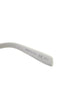 Saint Laurent Paris. Solid White Square Frame Classic Sunglasses
