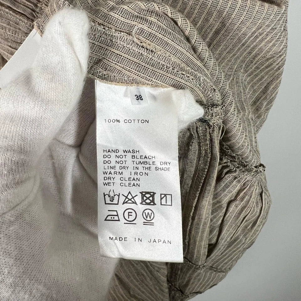 IENA JAPAN. Khaki Color Cotton Skirt